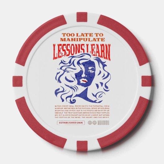 MANIPULIERE LERNINHALTE POKER CHIP (Vorderseite)