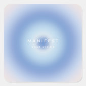 Manipulieren Ihrer Vision Quadratischer Aufkleber (Vorderseite)