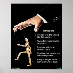 Manipulieren Poster
