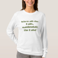 Manipulieren Sie das Daten-Shirt