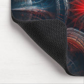 Manipuliertes Mandelbrot mit Sternexplosion Center Mousepad (Ecke)