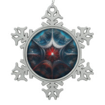 Manipuliertes Mandelbrot mit Sternexplosion Center