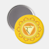 Manipura oder Solar Plexus der 3. Chakra Magnet (Vorderseite/Rückseite)