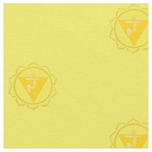 Manipura- oder Solarplexus chakra-Stoff Stoff (Nahaufnahme)