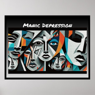 Manische Depression Print, Value Poster Paper (Mat