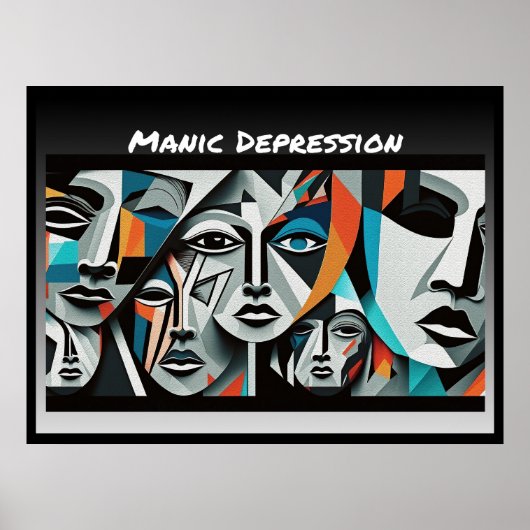 Manische Depression Print, Value Poster Paper (Mat (Vorne)
