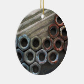 Manische Texturen Keramik Ornament (Rechts)