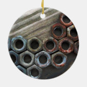 Manische Texturen Keramik Ornament (Hinten)