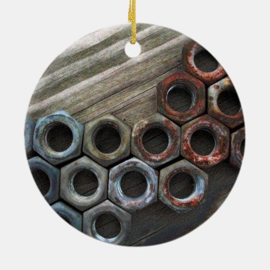 Manische Texturen Keramik Ornament (Hinten)