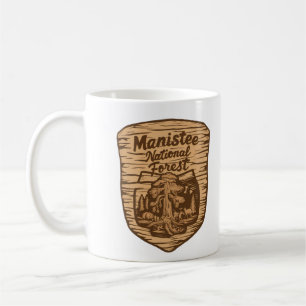 Manista National Forest Holz Emblem Custom Kaffeetasse
