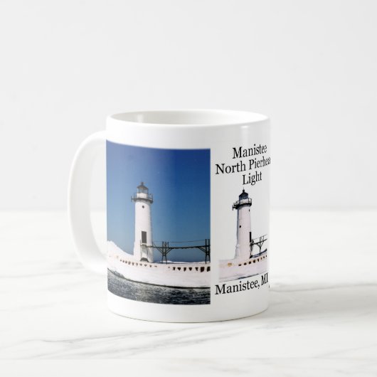 Manista North Pierhead Light Tasse (Vorderseite Links)