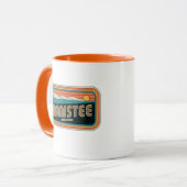 Manistee 70er Retro Michigan Vintag Tasse (Vorderseite Links)