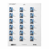 Manistee Lighthouse Address Label Adressaufkleber (Vorne)