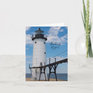 Manistee Lighthouse Denken Sie an Ihre Karte