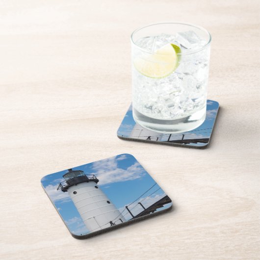 Manistee Lighthouse Getränkeuntersetzer (Rechte Seite)