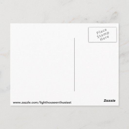 Manistee Lighthouse Postkarte (Rückseite)