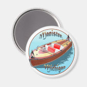 Manistee, Michigan Magnet (Vorderseite/Rückseite)