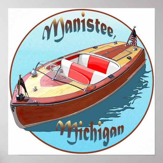 Manistee, Michigan Poster (Vorne)