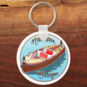 Manistee, Michigan Schlüsselanhänger (Vorderseite)