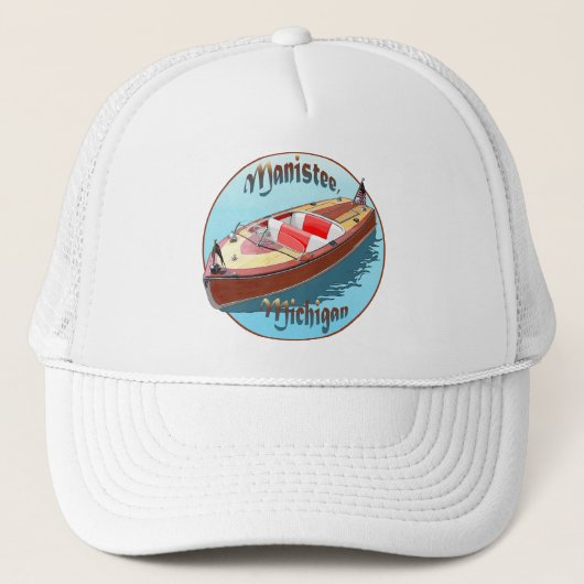 Manistee, Michigan Truckerkappe (Vorderseite)