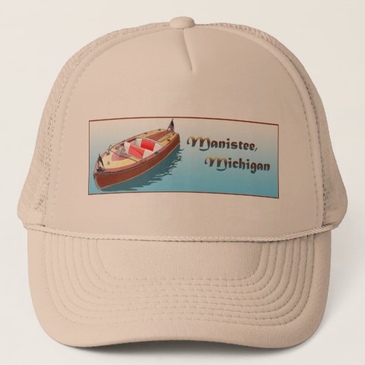 Manistee, Michigan Truckerkappe (Vorderseite)