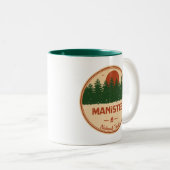 Manistee National Forest Zweifarbige Tasse (VorderseiteRechts)