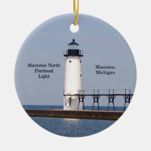 Manistee NordPierhead helle Verzierung Keramik Ornament