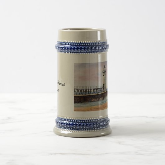 Manistee NordPierhead heller Stein Bierglas (Mittel)