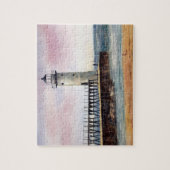 Manistee NordPierhead Leuchtturm-Puzzlespiel Puzzle (Vertikal)