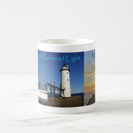 Manistee North Pierhead Light 3 Tasse (Mittel)
