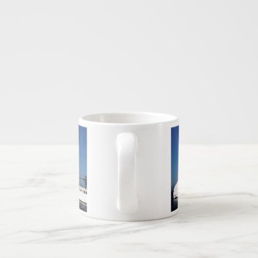 Manistee North Pierhead Light Espresso Tasse (Rückseite)