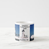 Manistee North Pierhead Light Espresso Tasse (Vorderseite)