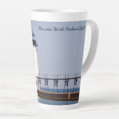 Manistee North Pierhead Light Milchtasse (Rechte Ecke)