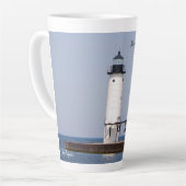Manistee North Pierhead Light Milchtasse (Linke Ecke)