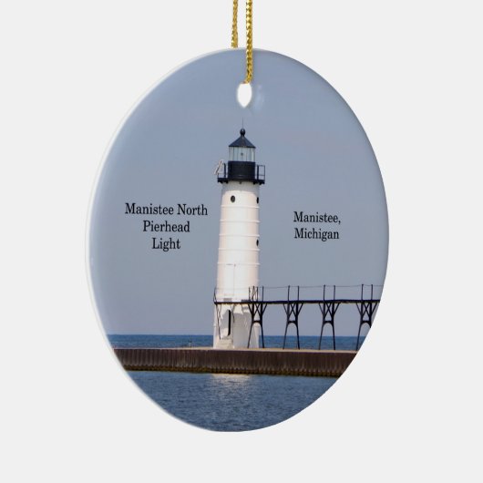 Manistee North Pierhead Light Ornament (Rechts)