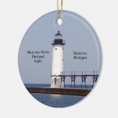 Manistee North Pierhead Light Ornament (Links)