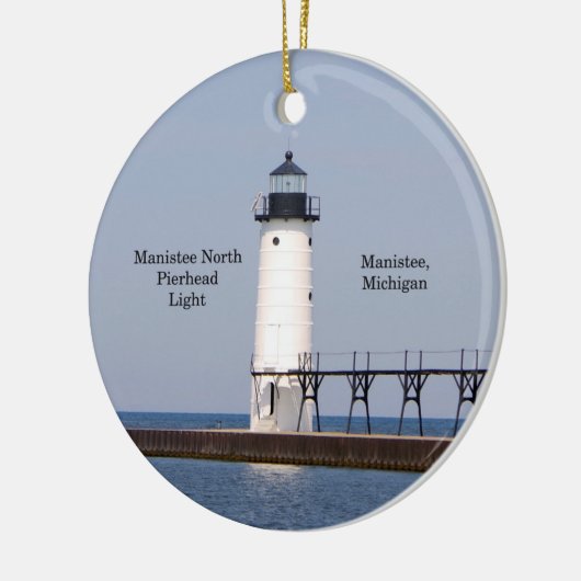 Manistee North Pierhead Light Ornament (Links)