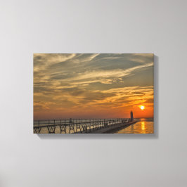 Manistee North Pierhead Lighthouse Leinwanddruck