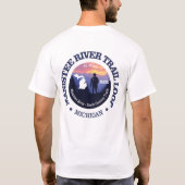 Manistee River Loop Trail (rd2) T-Shirt (Rückseite)