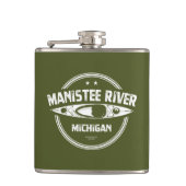 Manistee River, Michigan Flachmann (Vorderseite)
