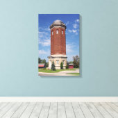 Manistique Wasserturm Leinwanddruck (Insitu (Holzboden))