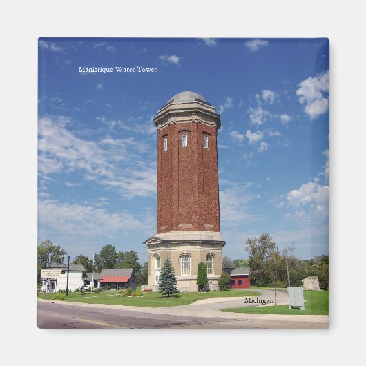 Manistique Wasserturm Magnet (Vorne)