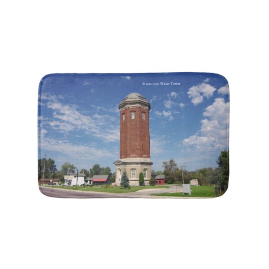 Manistique Water Tower bathmat Badematte (Vorderseite)