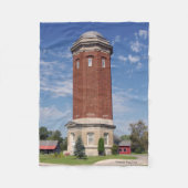 Manistique Water Tower Fleece Decke (Vorderseite)