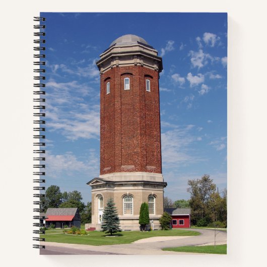 Manistique Water Tower Notebook Notizblock (Vorderseite)