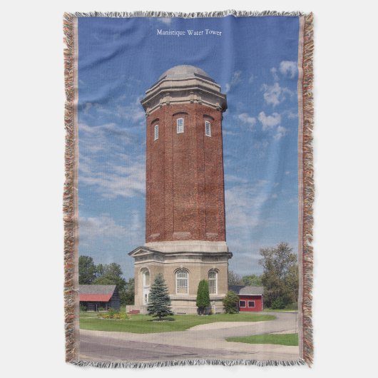 Manistique Water Tower werfen Decke (Vorderseite Vertikal)