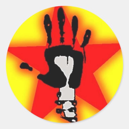 Manita Runder Aufkleber (Vorderseite)