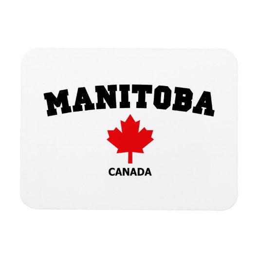 Manitoba Block Magnet (Horizontal)