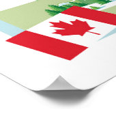 Manitoba Canada Cartoon Poster (Ecke)