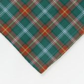 Manitoba Canada Tartan Fleecedecke (Ecke)